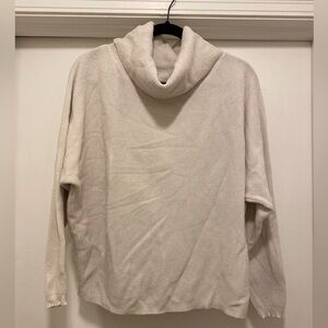 CYRUS Waffle Knit Long Sleeve Turtleneck Sweater Women’s size XL White